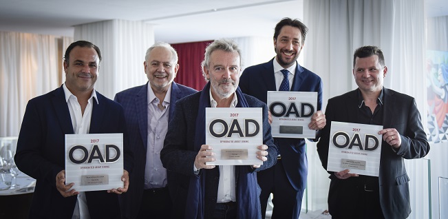 Opinated About Dining (OAD) revela sus premios a los mejores restaurantes europeos 2017