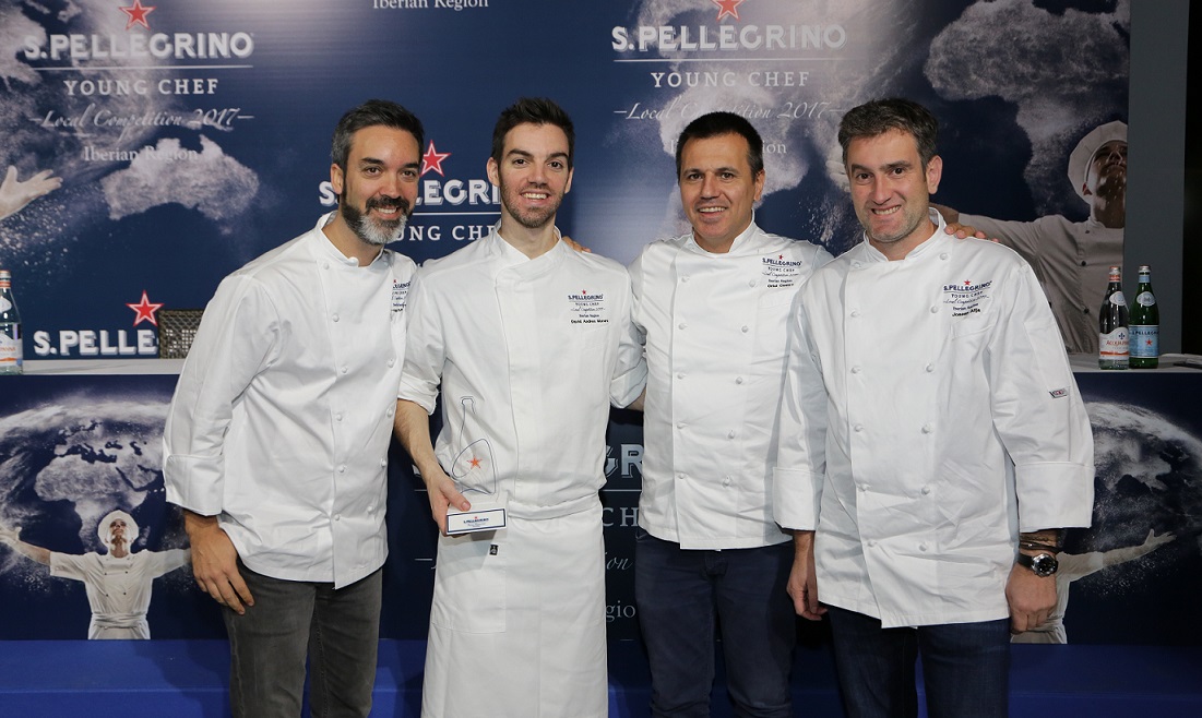 David Andrés, segundo chef de ABaC, gana la final ibérica del concurso S.Pellegrino Young Chef 2017