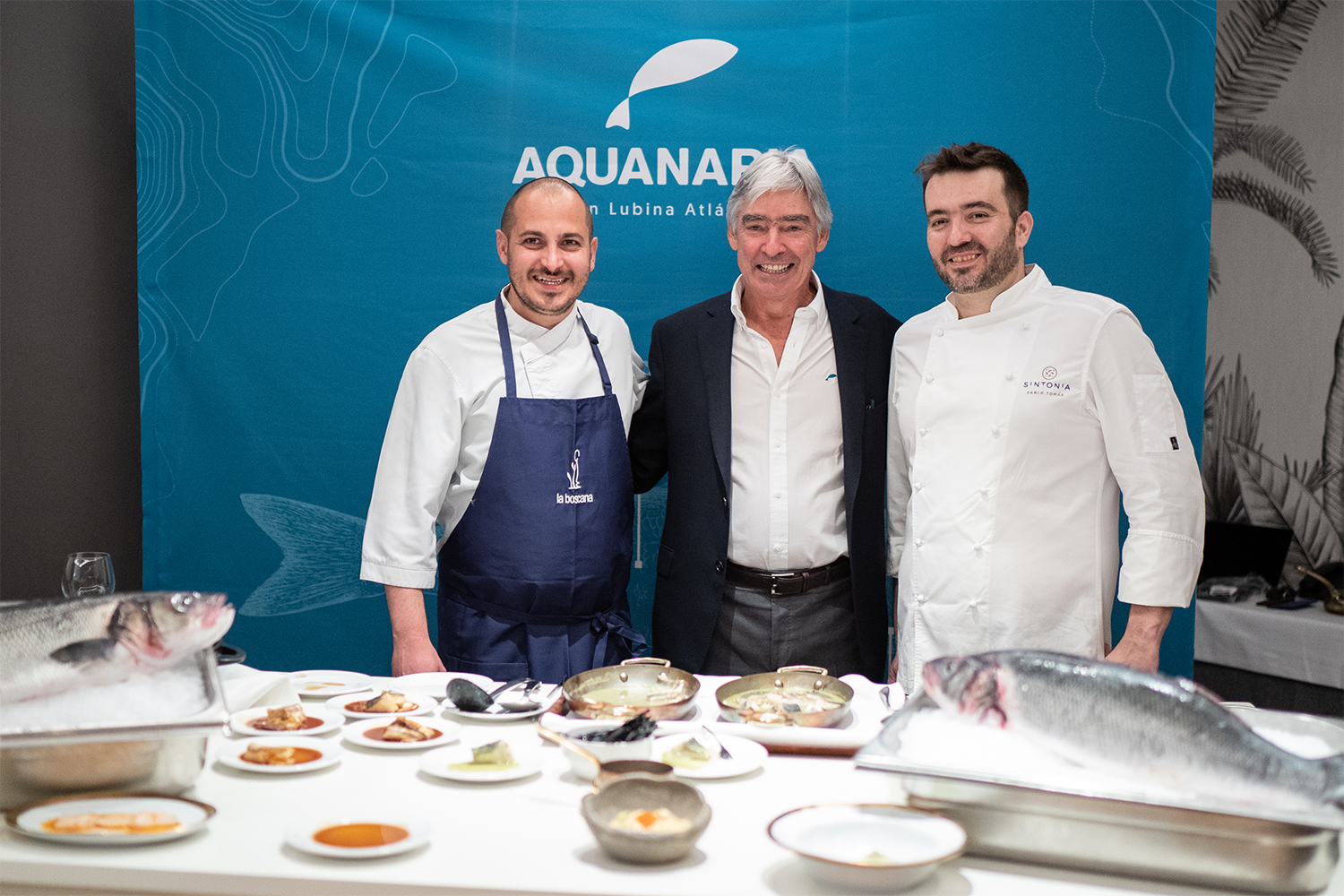 Castanyé y Tomás muestran en Barcelona las posibilidades de la gran lubina canaria