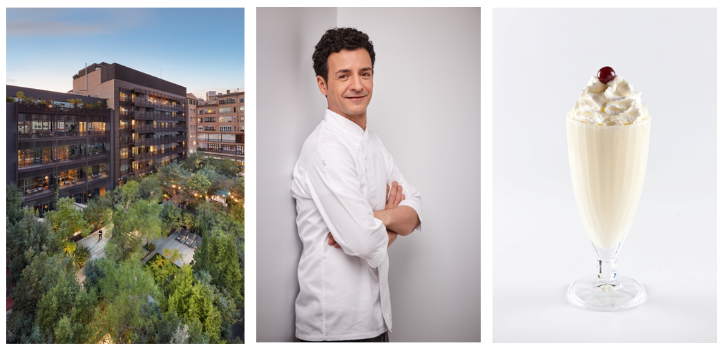 Raül Balam sale al jardín de Mandarin Oriental, Barcelona