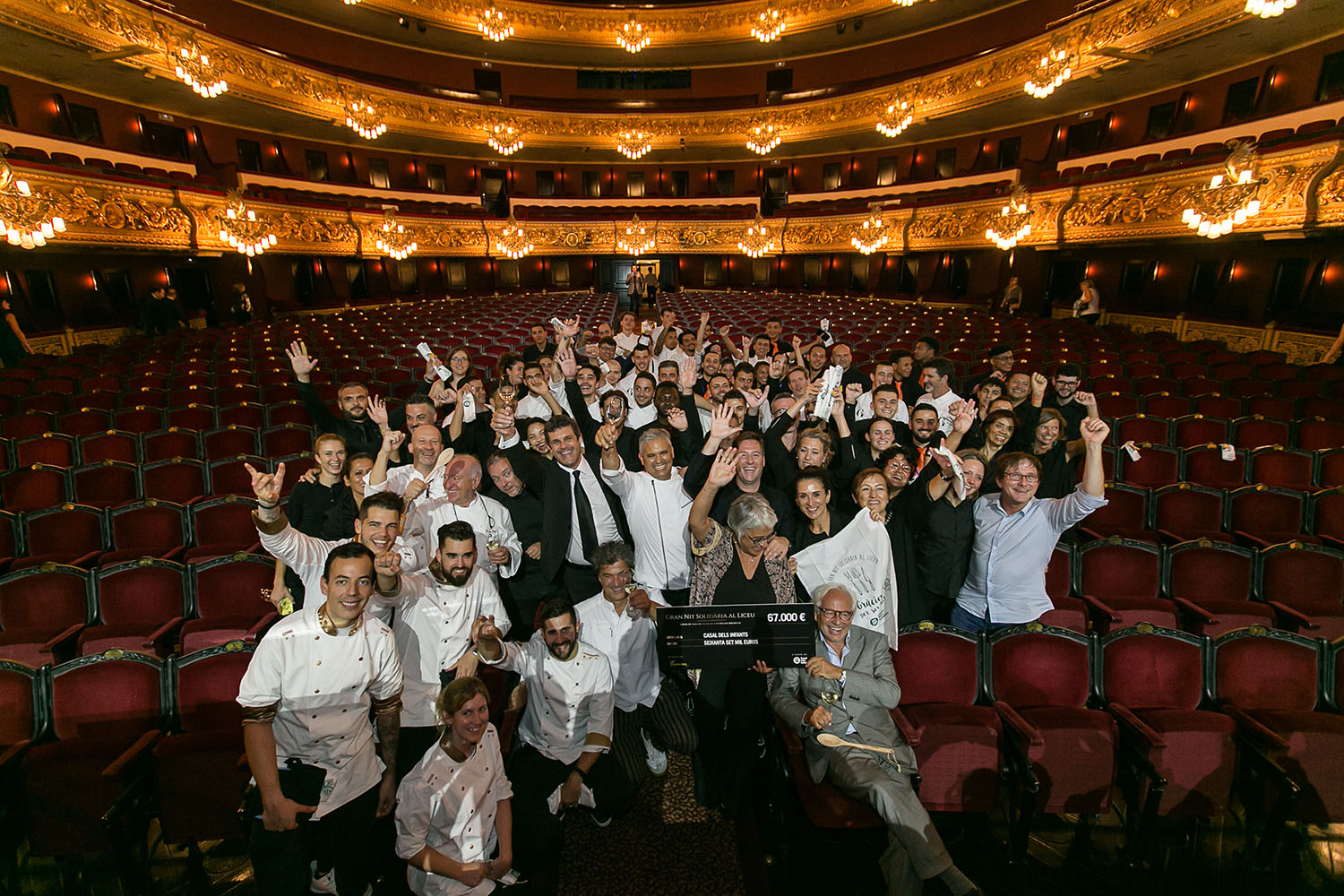 La Gran Nit Solidària al Liceu recauda 67.000 € en favor del Casal dels Infants
